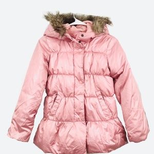GAP Girls Hooded Puffer Jacket NWOT 10